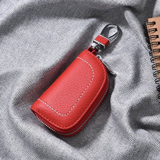 Juanibeth Genuine Leather Car Key Purse YesStyle