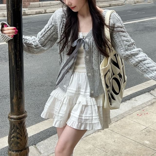 v neck cardigan korean style online