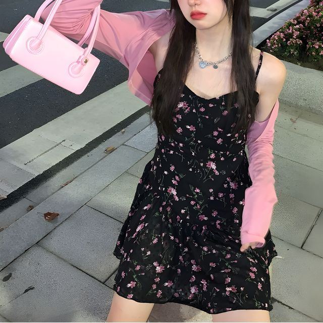pink cardigan with black dress Pink Cardi & Black Jeans Dressed in Faith