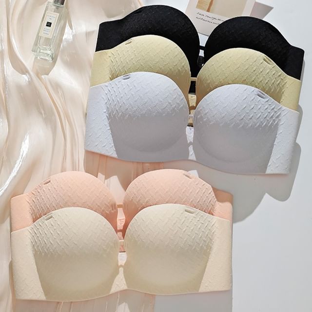 Gecko-Plain Seamless Wireless Bandeau