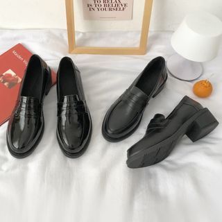 Ryia - Chunky-Heel Penny Loafers | YesStyle