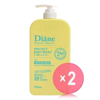 NatureLab - Diane Perfect Beauty Protect Body Wash Active Deo 2pcs Bundle Set