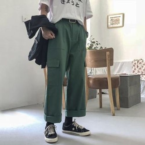 Chuoku - Wide-Leg Cargo Pants | YesStyle
