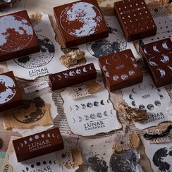 Little Planet - Moon Wooden Stamp Little Planet - Moon Wooden Stamp