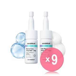 Dr.nineteen - Sensinical Day & Night Ampoule Set (x9) (Bulk Box)