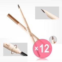 FOCALLURE - Anti Smudge Eyebrow Pencil - 3 Colors (x12) (Bulk Box)