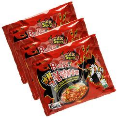 Grainee Foods - 三养辣鸡味捞面升级版 (3包) Grainee Foods - 三养辣鸡味捞面升级版 (3包)