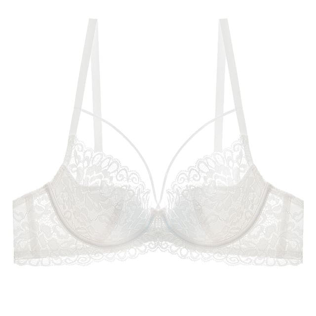 Ohnana - Embroidered Lace Bra