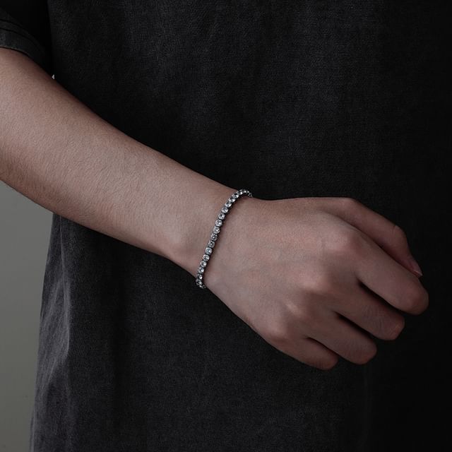 Andante-Rhinestone Bracelet