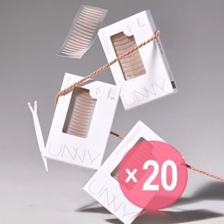 UNNY CLUB - Invisible Lace Double Eyelid Tape - 3 Types (x20) (Bulk Box)