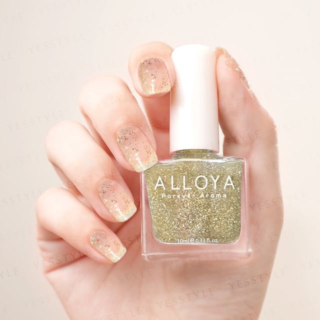 ALLOYA-Water-Based Natural Nail Polish Environmental Friendly 111 Egyptian Night Of Gold