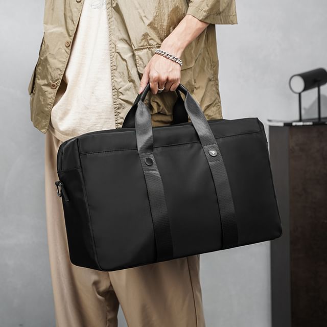 BagBuzz-Plain Oxford Carryall Bag