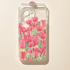 Flower Transparent Phone Case - iPhone 13 Pro Max / 13 Pro / 13 / 13 mini / 12 Pro Max / 12 Pro / 12 / 12 mini / 11 Pro Max / 11 Pro / 11 / SE / XS Max / XS / XR / X / SE 2 / 8 / 8 Plus / 7 / 7 Plus / 6 / 6 Plus