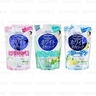 Kose - Softymo White Body Soap Refill 420ml - 3 Types