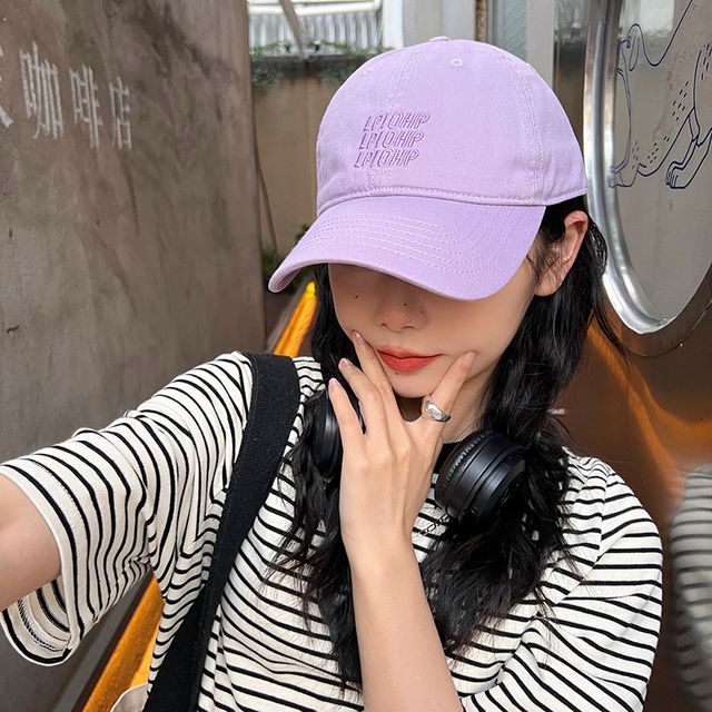 Nikifa - Letter Embroidered Cap | YesStyle