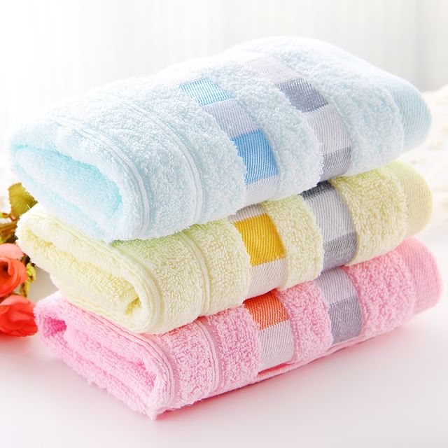Chiseoul-Checker Face Towel