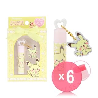 SHOBIDO - Pokemon Pokepeace Pikachu Charm Lip Balm (x6) (Bulk Box)