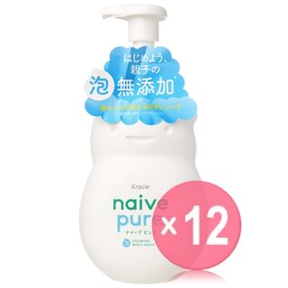 Kracie - Naive Pure Foaming Body Wash (x12) (Bulk Box)