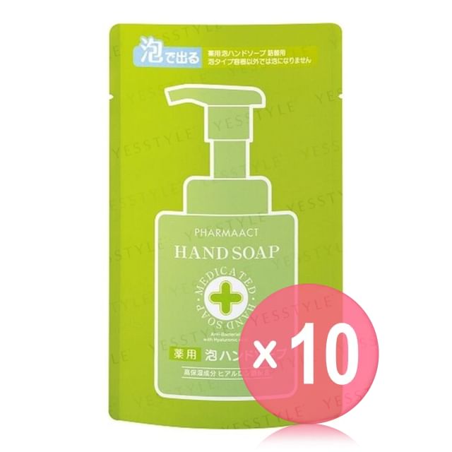 KUMANO COSME-Pharmaact Medicated Foaming Hand Soap 10pcs Bundle Set