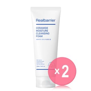 Realbarrier - Ceramide Moisture Cleansing Foam Jumbo 2pcs Bundle Set