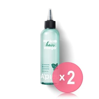 A'PIEU - Mint Scalp Hair Vinegar 2pcs Bundle Set