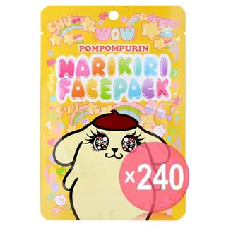 ASUNAROSYA - Sanrio Pompompurin Face Pack Cute x Nabeyuka (x240) (Bulk Box)