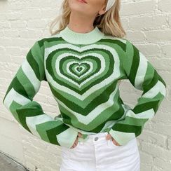 hcw green sweater