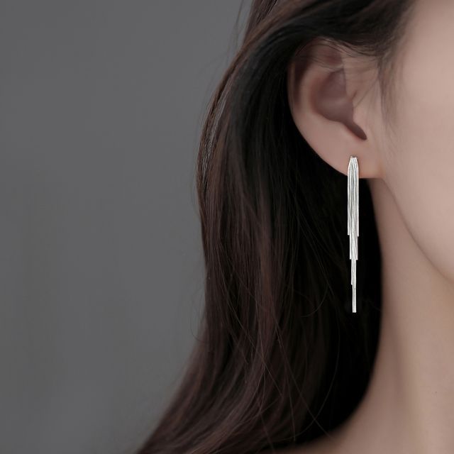 Toinianimos-Sterling Silver Drop Earring