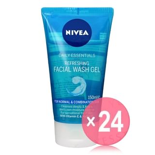 NIVEA - Daily Essentials Refreshing Facial Wash Gel (x24) (Bulk Box)