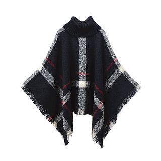 turtleneck cape