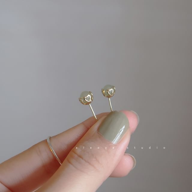 Dashiro-Bead Sterling Silver Stud Earring
