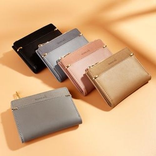 Wholesale Fashion Korean Short Card Zipper Coin Bag