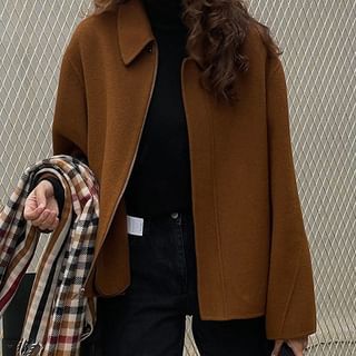 Jesong-Collared Zip-Up Jacket
