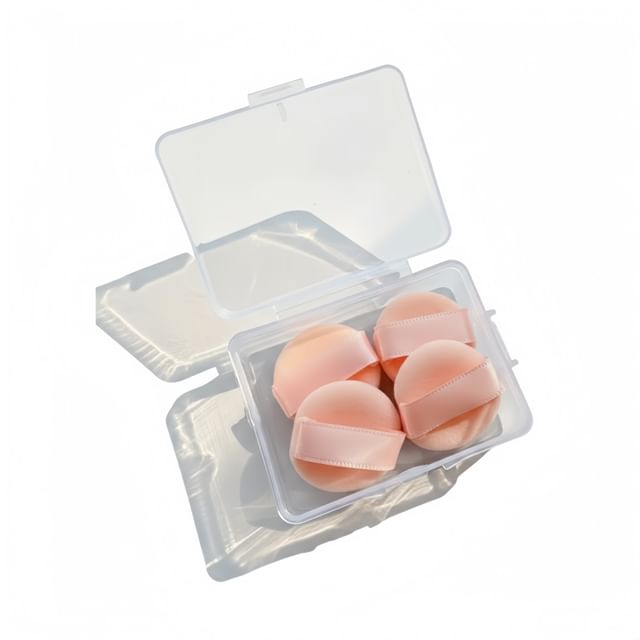 Candy Drop-Ensemble de 4 Mini houppette avec étui