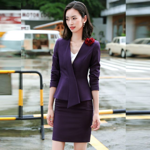 strapless open back dress DRESS CODE PEPLUM DRESS & JACKET freeshipping main image 0