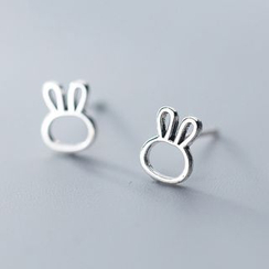 A’ROCH(エーロック) - 925スターリングシルバー ラビット スタッド ピアス A’ROCH(エーロック) - 925スターリングシルバー ラビット スタッド ピアス