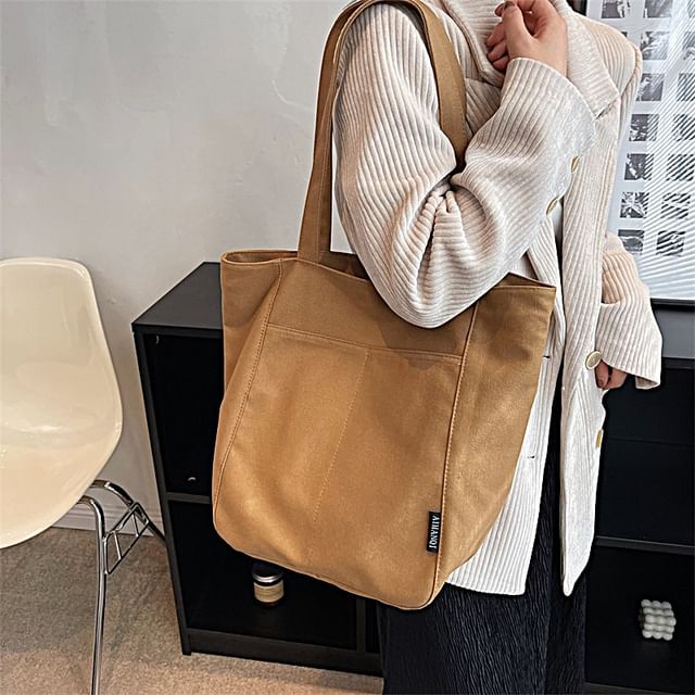 HOVERUP-Plain Canvas Tote Bag