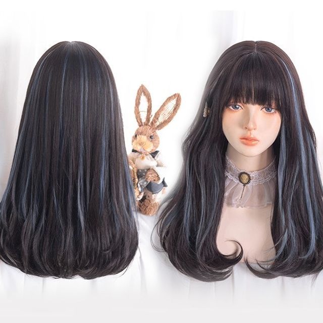 Macoss Long Full Wig Straight Highlight / Wig Care Kit / Set YesStyle