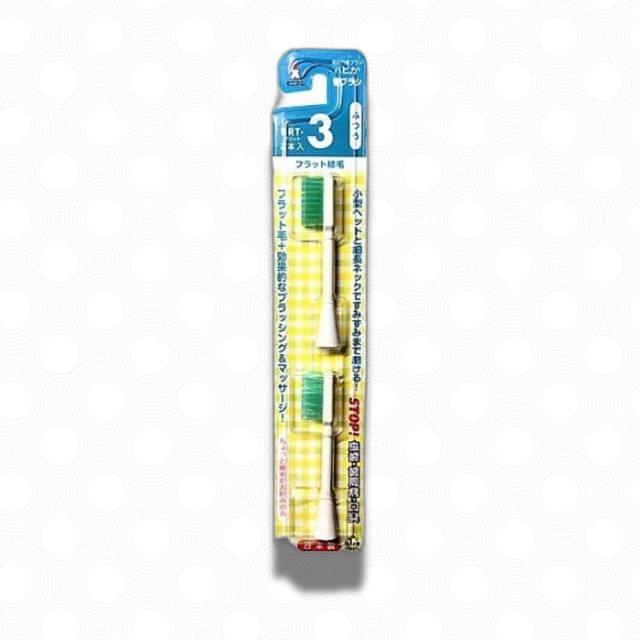 HAPICA-Flat Trim Bristles Electric Toothbrush Replacement Brush Heads for all types of HAPICA Electric Toothbrush