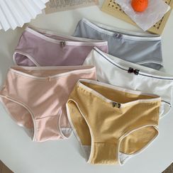 Sisyphi - Set of 5: Plain Panties Sisyphi - Set of 5: Plain Panties