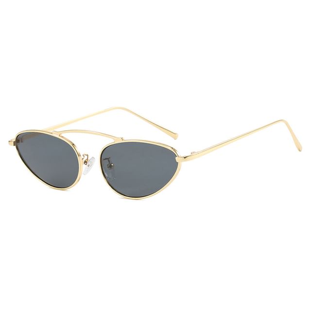 iLANURA-Cat Eye Metal Frame Sunglasses