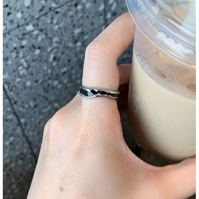 PANGU-Wavy Glaze Open Ring