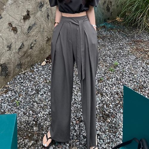 Low Waist Loose-Fit Wide-Leg Sweatpants