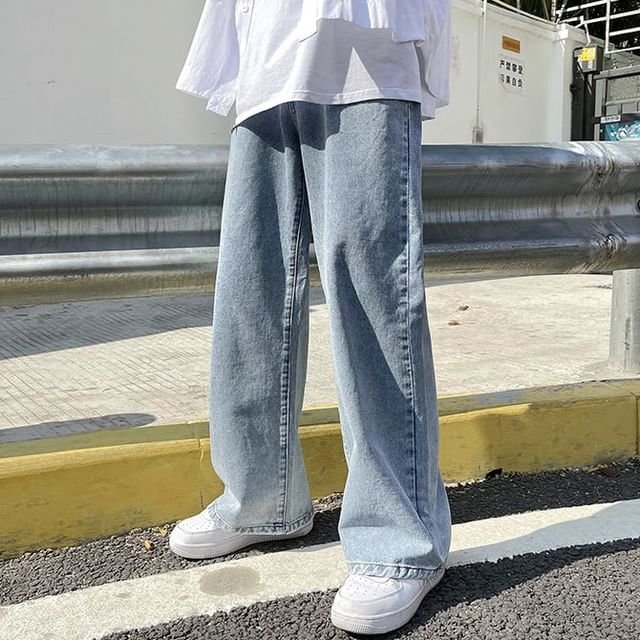 Macho-High Waist Wide Leg Jeans