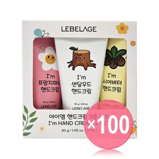 LEBELAGE - I'm Hand Cream 3 Set (x100) (Bulk Box)