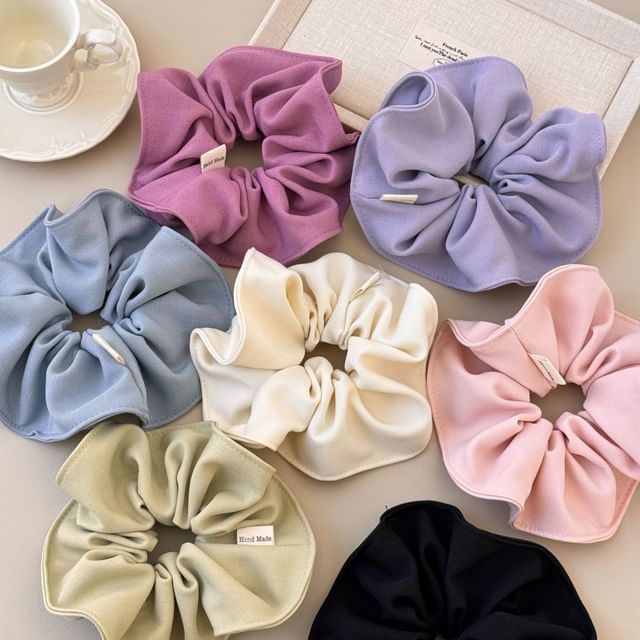 Kayochs-Plain Fabric Scrunchie