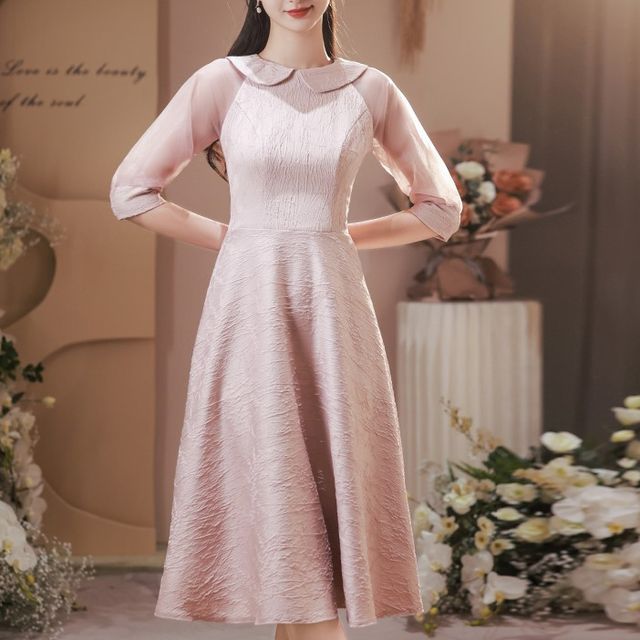 long jersey dresses Jersey Open-Back La Femme Long Prom Dress