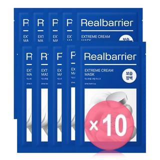 Realbarrier - Extreme Cream Mask Set (x10) (Bulk Box)
