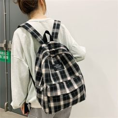 Evanki - 格子帆布背包 Evanki - 格子帆布背包