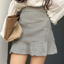 Yako - Gingham Mini Skirt Yako - Gingham Mini Skirt